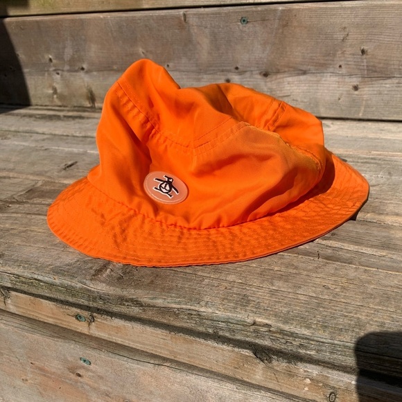 💛 Original Penguin Orange Bucket Hat - One Size Fits Most - Picture 6 of 6